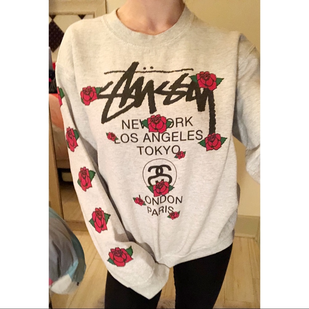 Stussy WT Rose Tomboy Women’s Crewneck Sweater